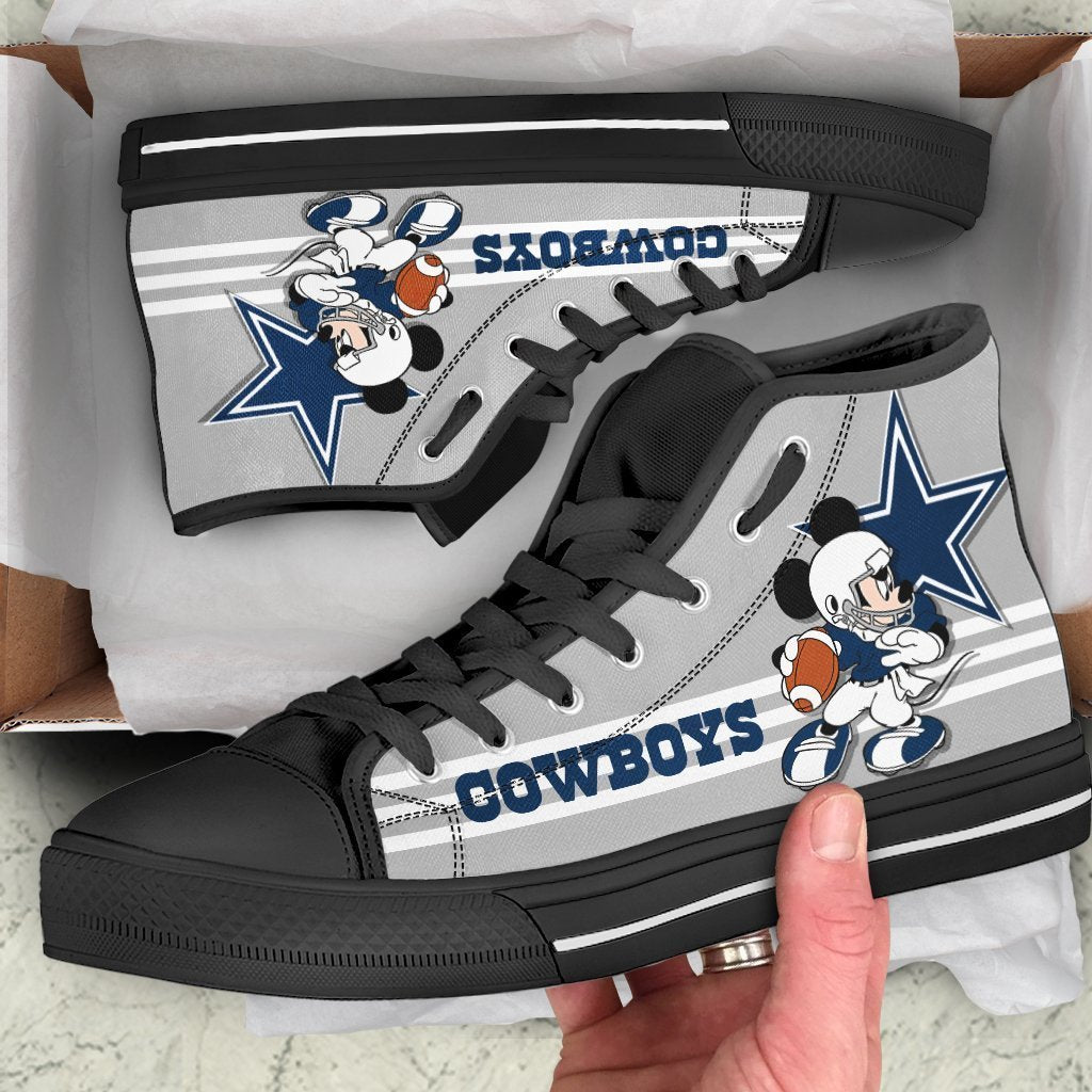 Dallas Cowboys High Top Shoes Custom PT19-Gear Wanta