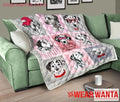 Dalmatian Dog Lover Quilt Blanket-Gear Wanta