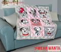 Dalmatian Dog Lover Quilt Blanket-Gear Wanta