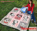 Dalmatian Dog Lover Quilt Blanket-Gear Wanta