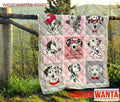 Dalmatian Dog Lover Quilt Blanket-Gear Wanta