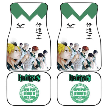Date Tech High Haikyuu!! Uniform Style Car Floor Mats Gift Anime-Gear Wanta