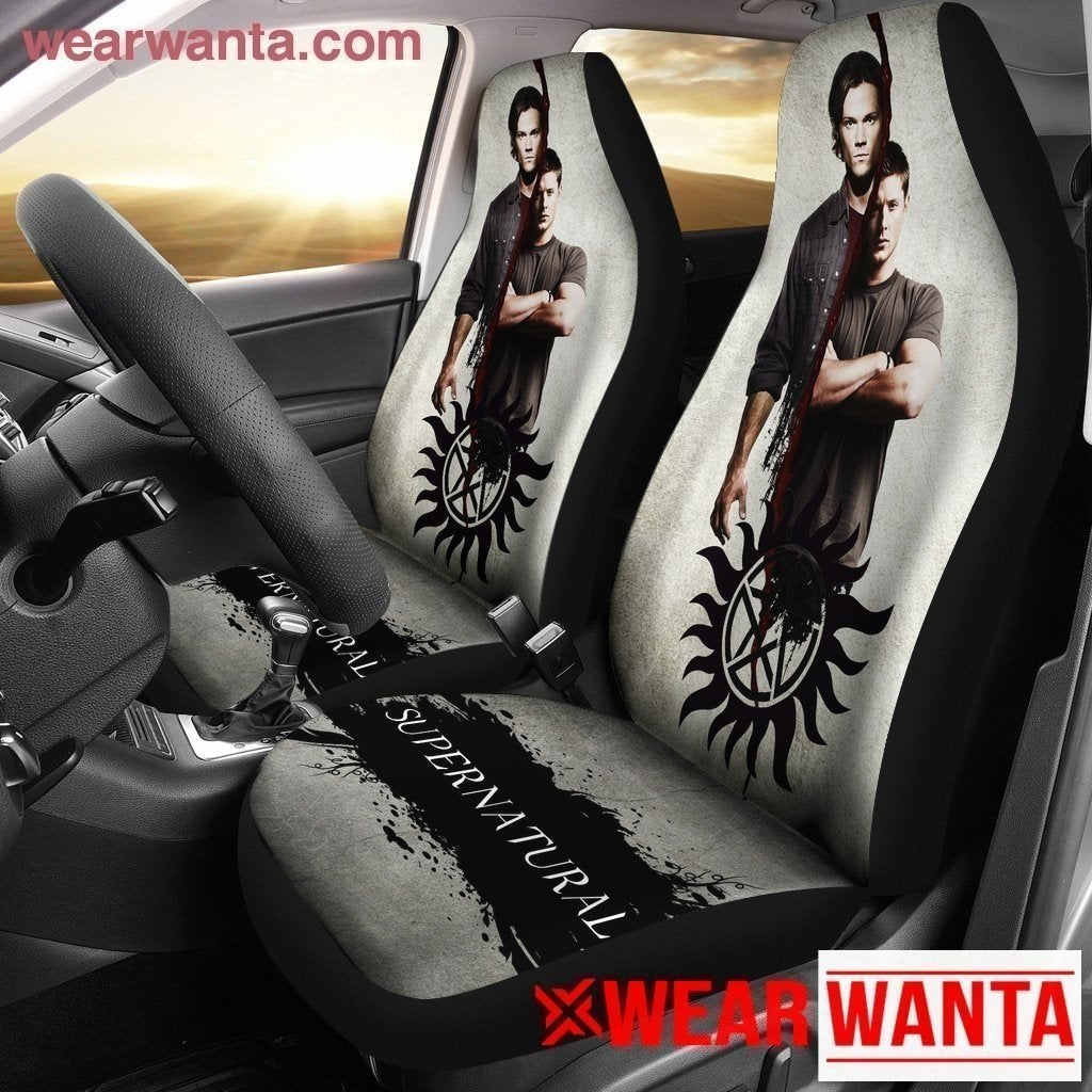 Dean & Sam Supernatural Car Seat Covers NH06-Gear Wanta