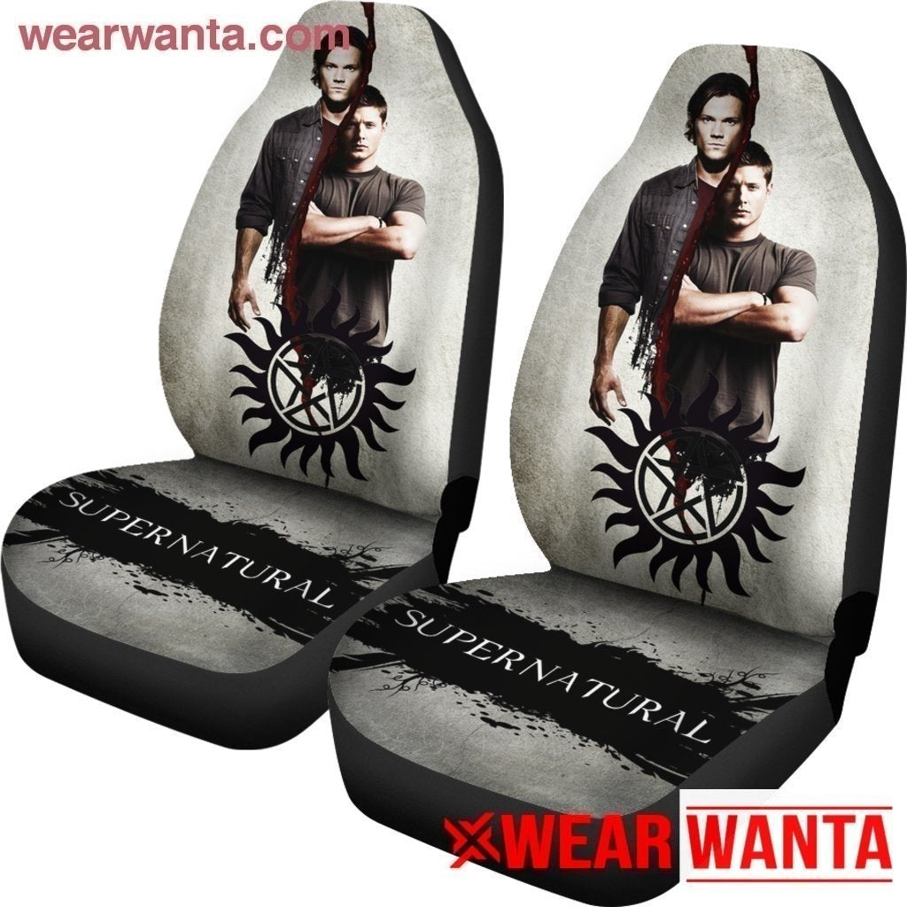 Dean & Sam Supernatural Car Seat Covers NH06-Gear Wanta