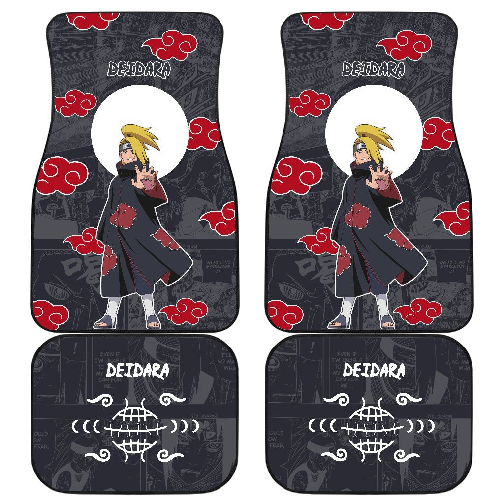 Deidara NRT Akatsuki Members Car Floor Mats Anime-Gear Wanta