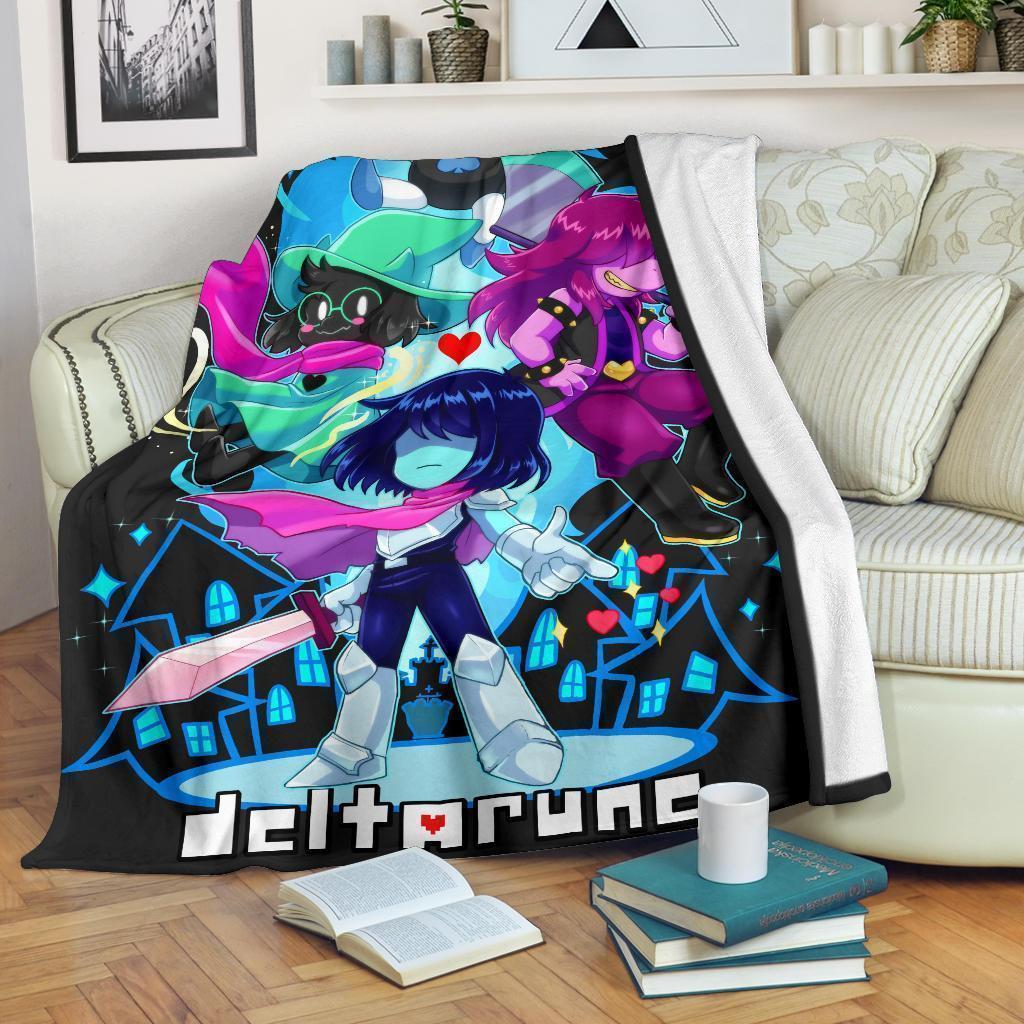 Deltarune Fleece Blanket Custom Video Game Fan Home Decoration-Gear Wanta