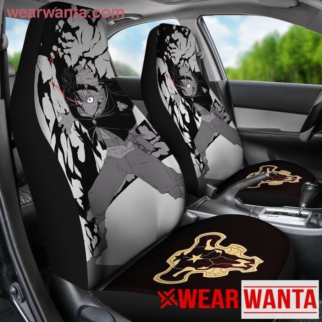 Demon Asta Black Clover Anime Car Seat Covers Fan NH10-Gear Wanta