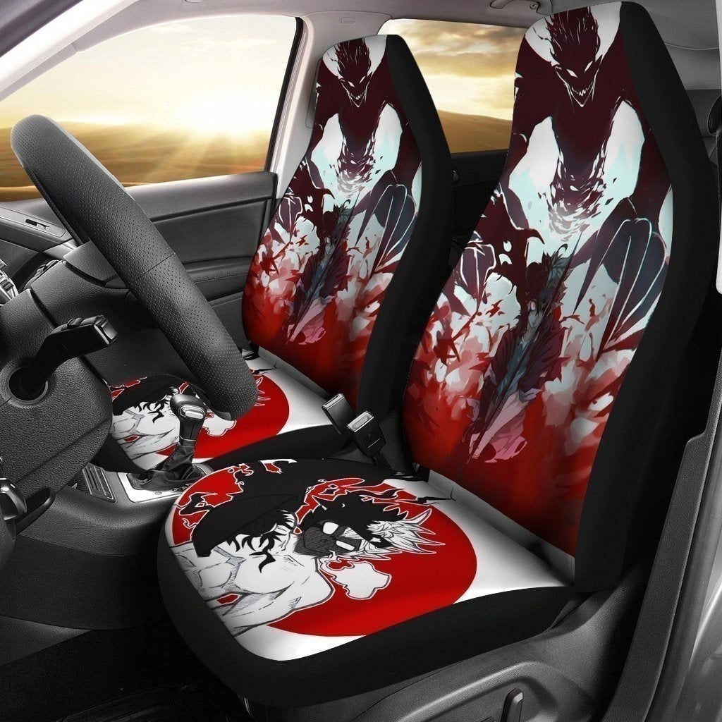Demon Asta Black Clover Car Seat Covers Anime Custom NH10-Gear Wanta
