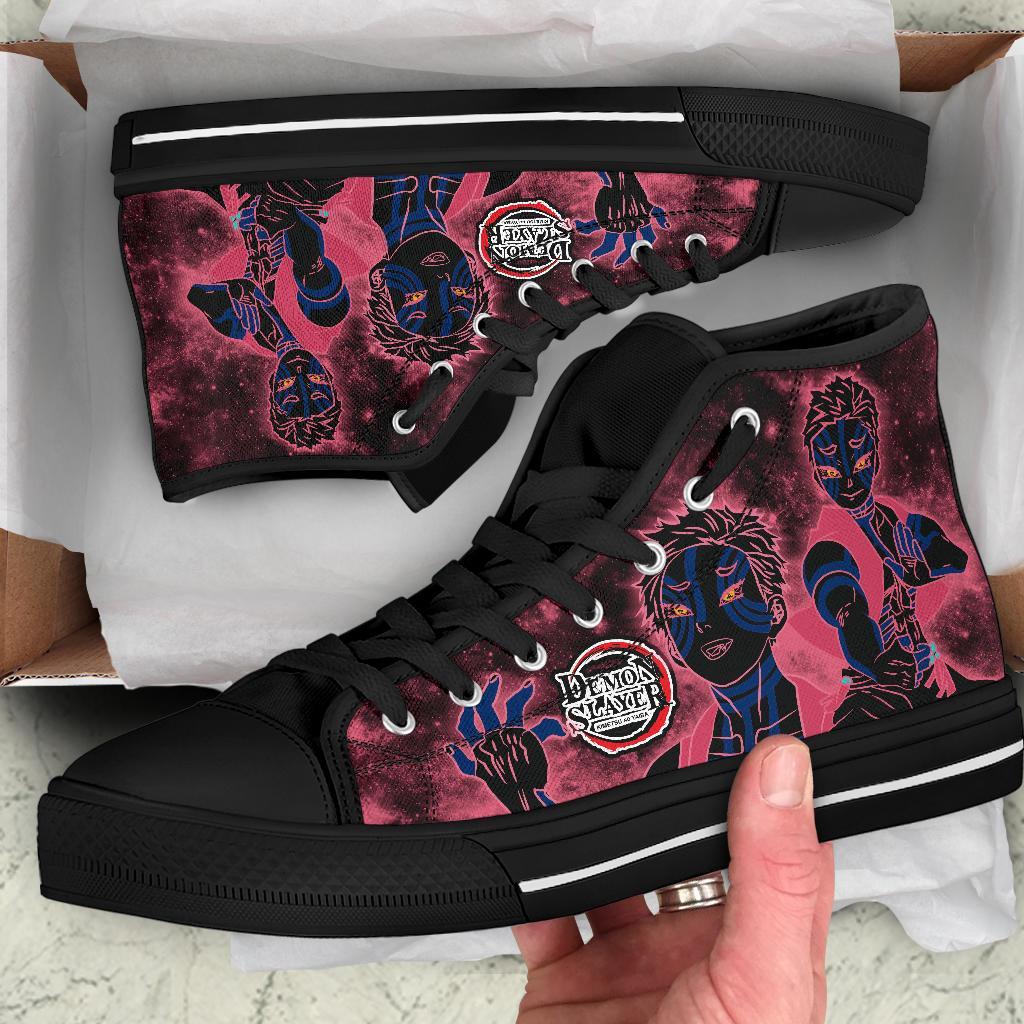 Demon Slayer Akaza High Top Shoes Anime Custom MN03-Gear Wanta