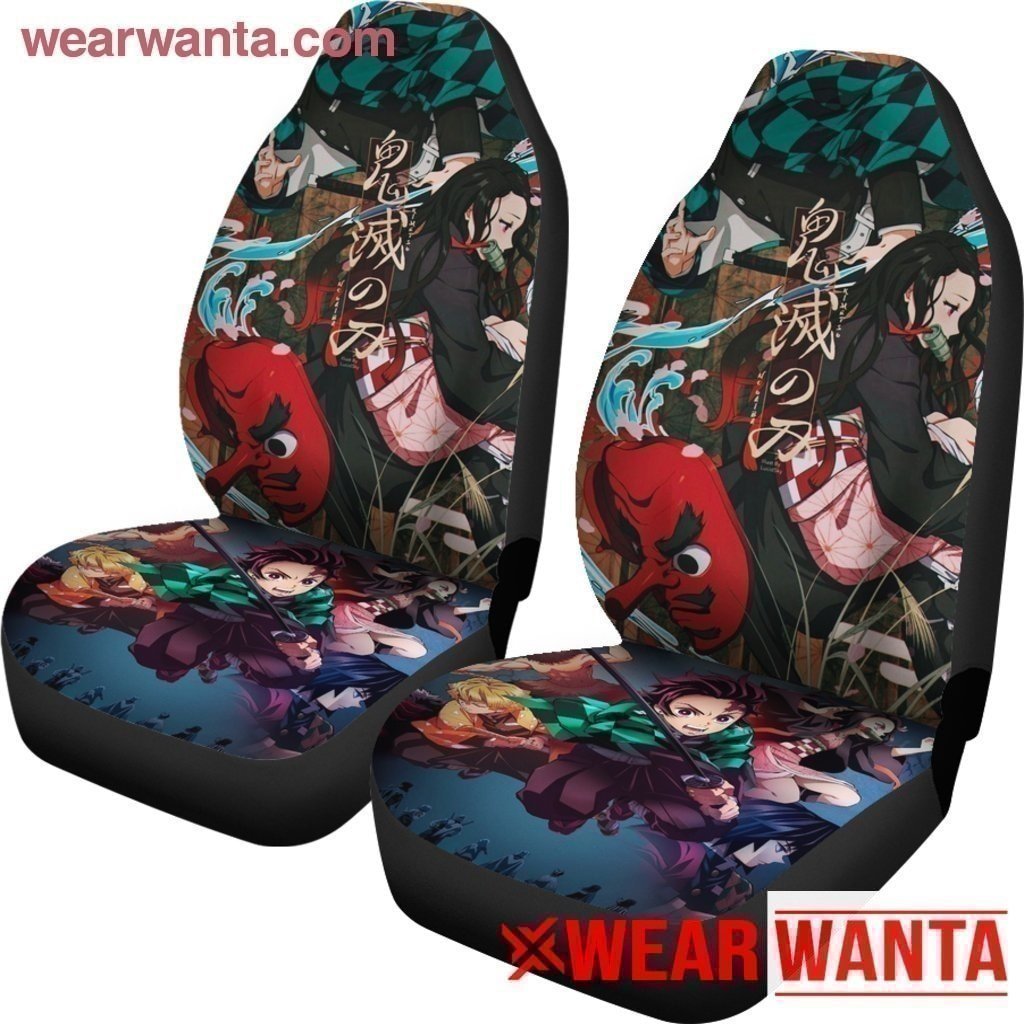 Demon Slayer Car Seat Covers For Anime Fan NH11-Gear Wanta