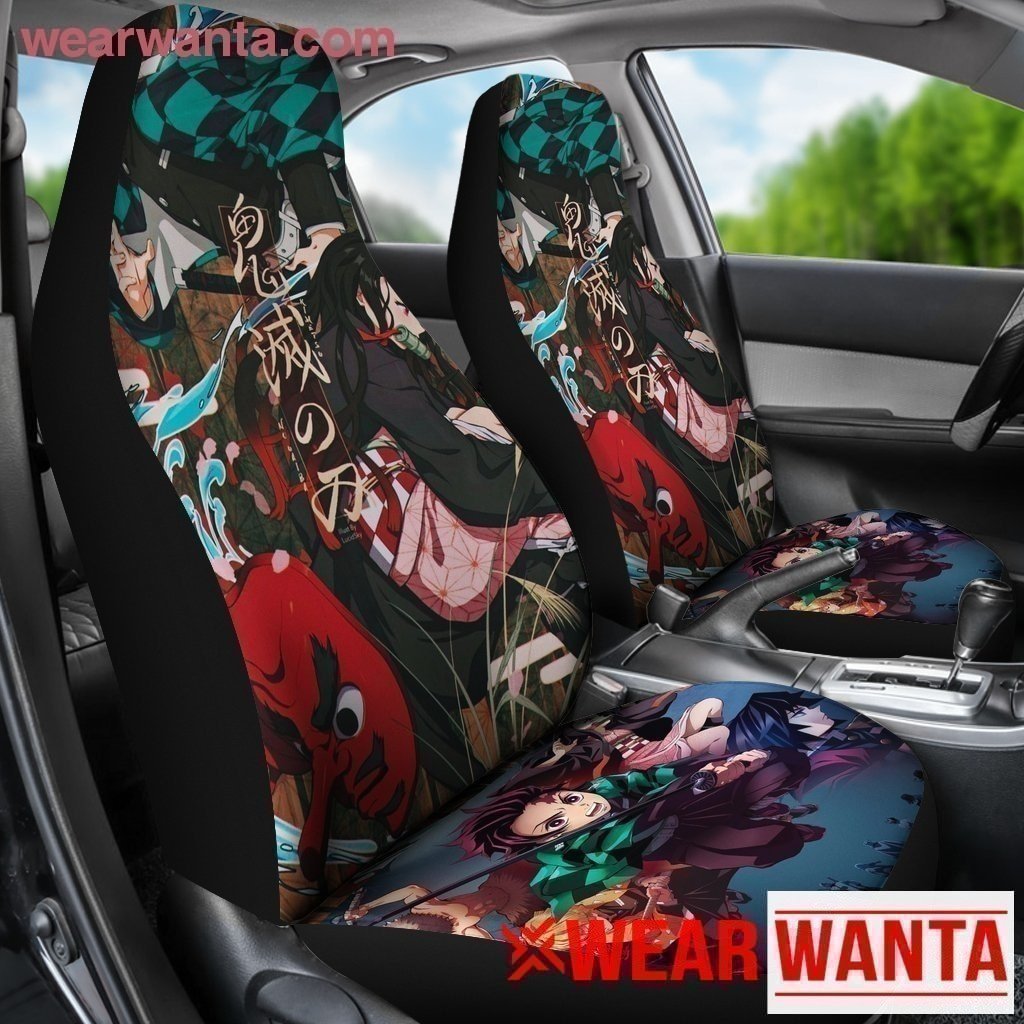 Demon Slayer Car Seat Covers For Anime Fan NH11-Gear Wanta