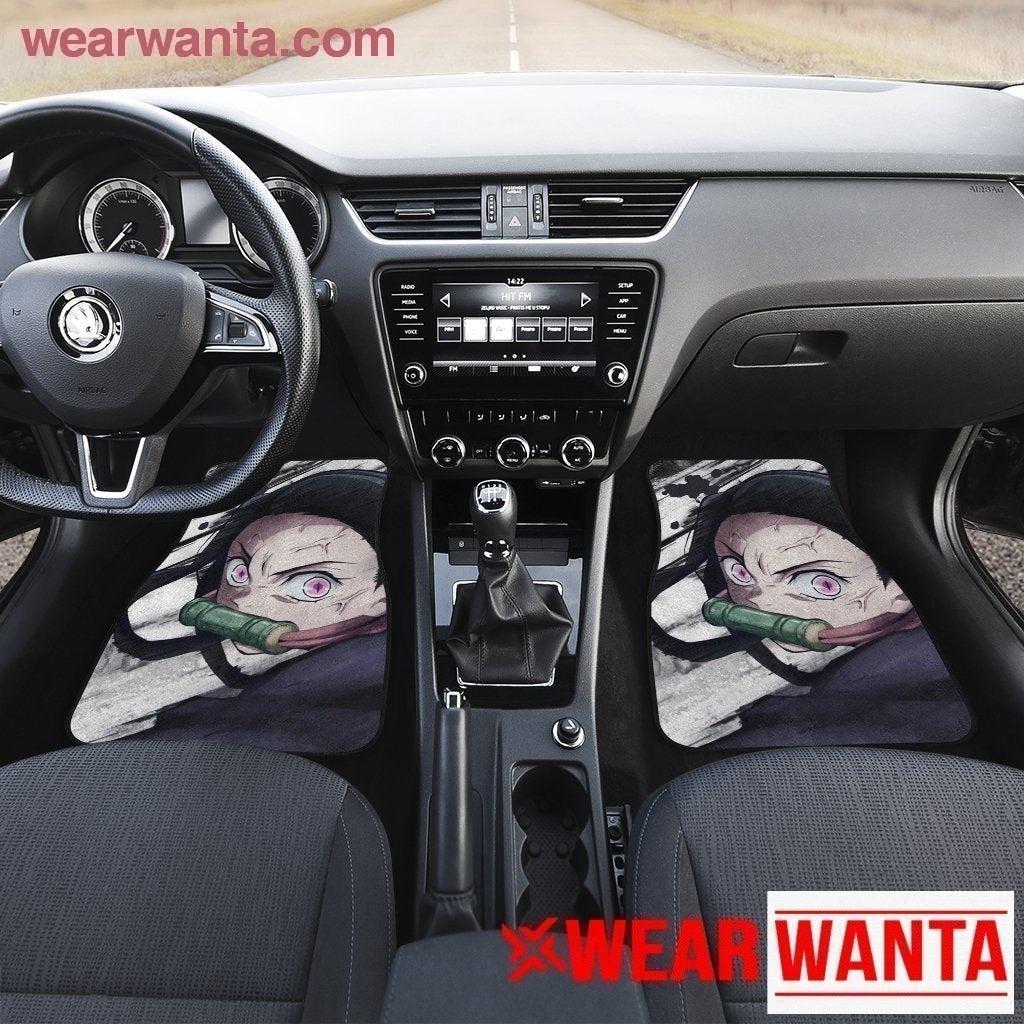 Demon Slayer Nazuko Car Floor Mats Custom Anime Car Accessories-Gear Wanta