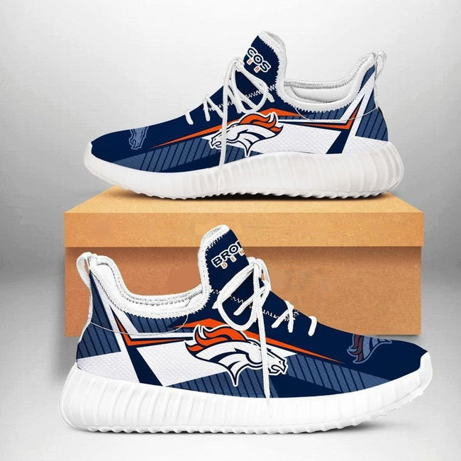 Denver Broncos 1 Shoes White Shoes Fan Gift Idea Running-Gear Wanta