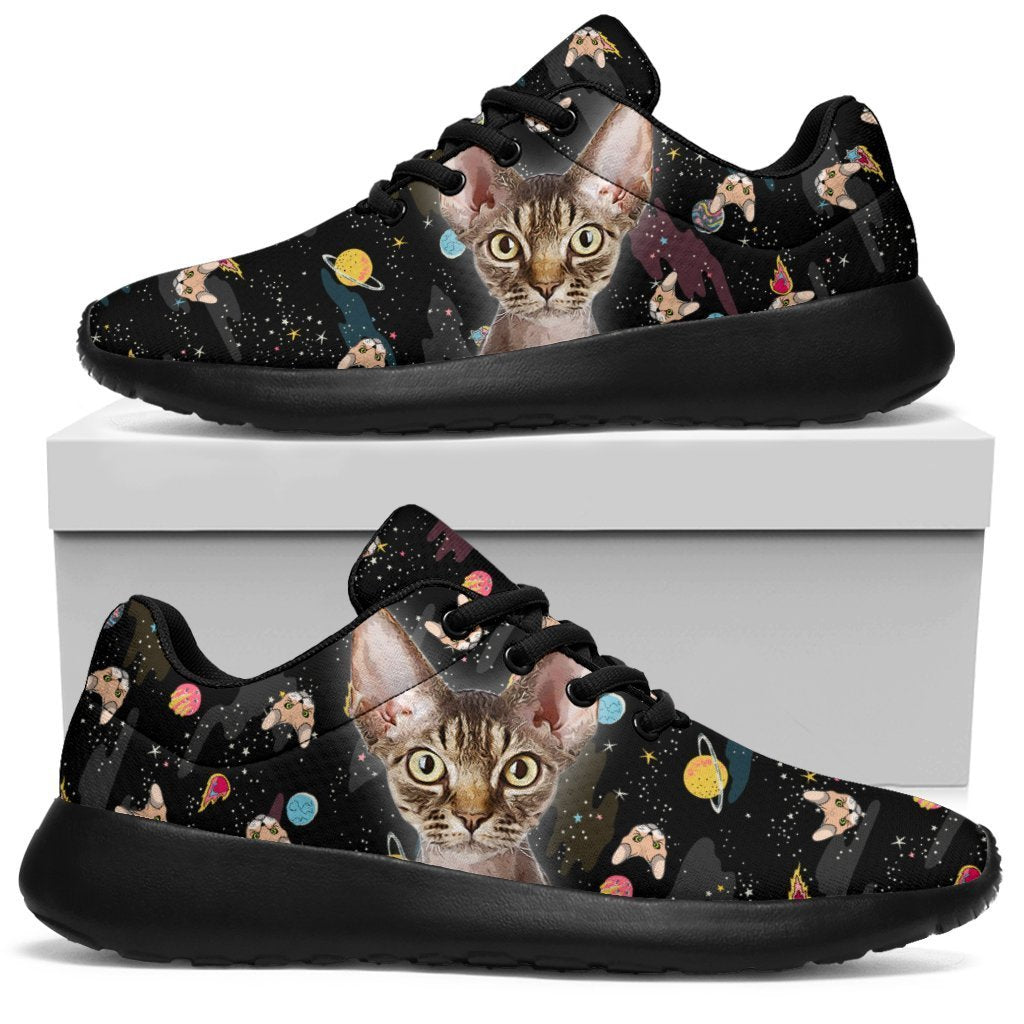 Devon Rex Cat Sneakers Sporty Shoes For Cat Lover-Gear Wanta