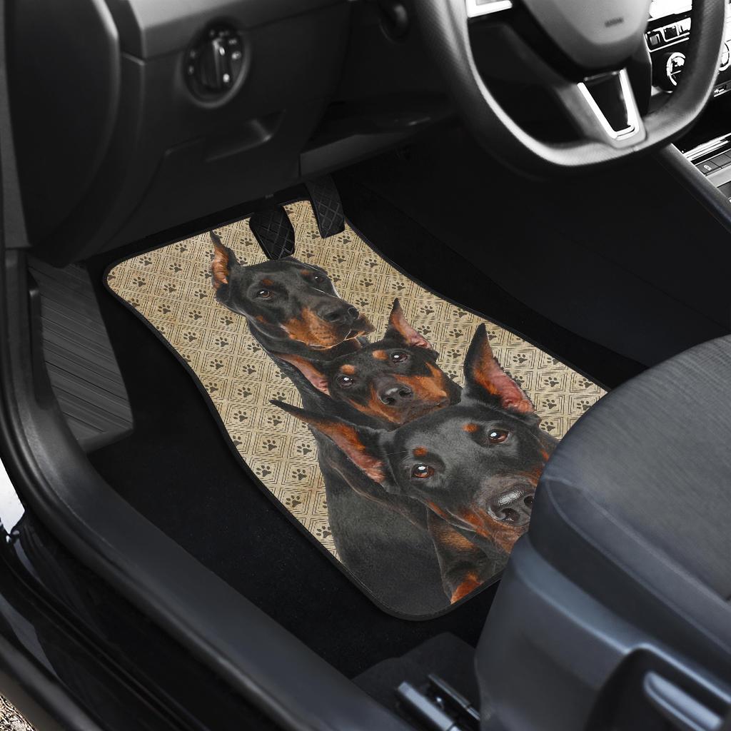 Doberman Car Floor Mats Funny For Doberman Dog Lover-Gear Wanta