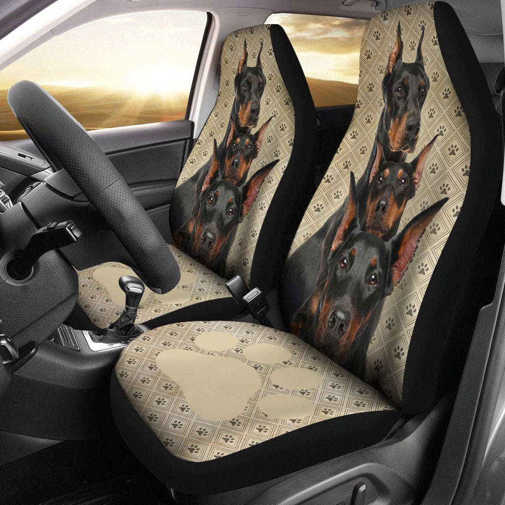 Doberman Dog Car Seat Covers Funny Idea For Your Car Seat-Gear Wanta