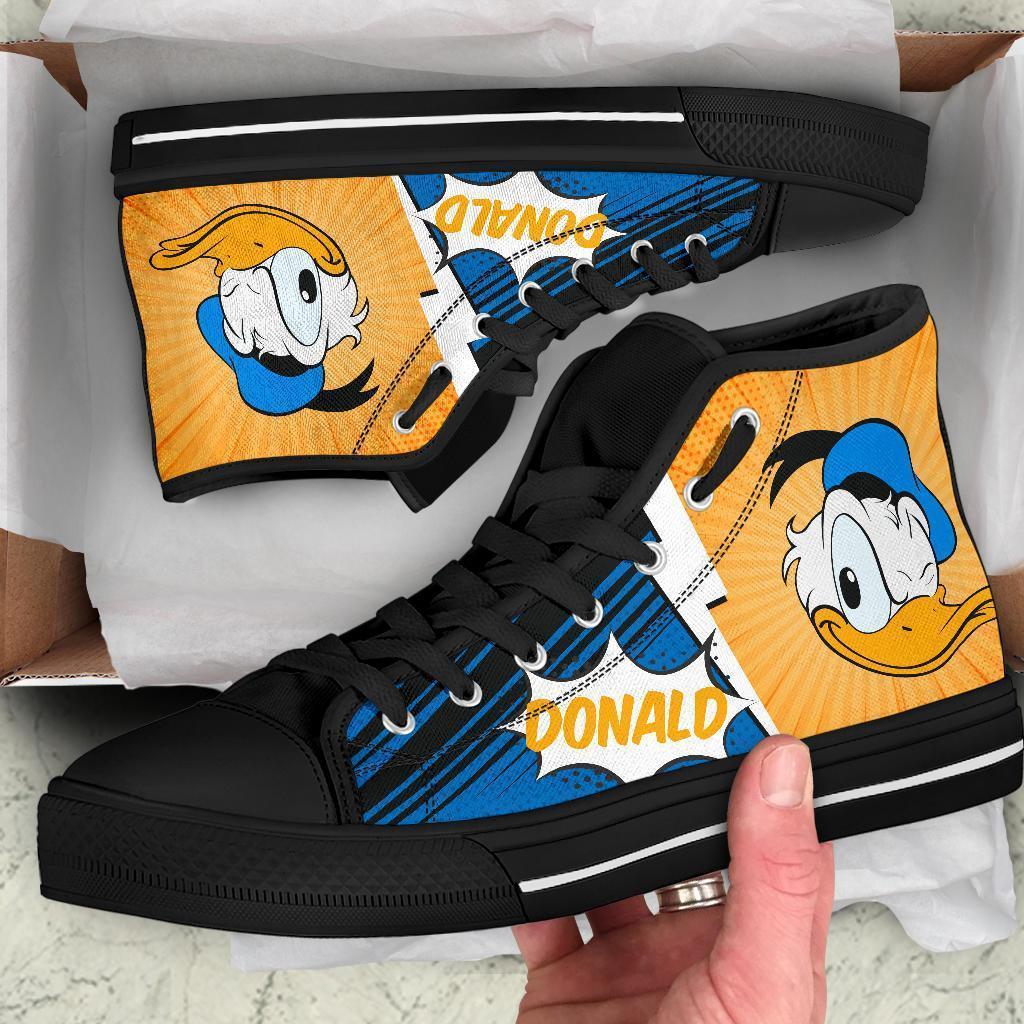 Donald Duck High Top Shoes Custom-Gear Wanta