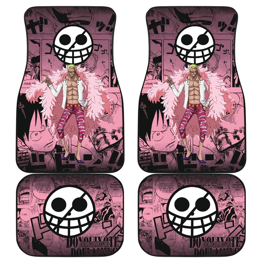 Donquixote Doflamingo One Piece Car Floor Mats Manga Mixed Anime-Gear Wanta