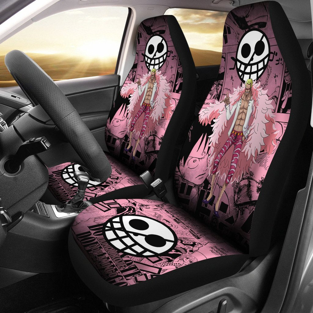 Donquixote Doflamingo One Piece Car Seat Covers Anime Mixed Manga-Gear Wanta