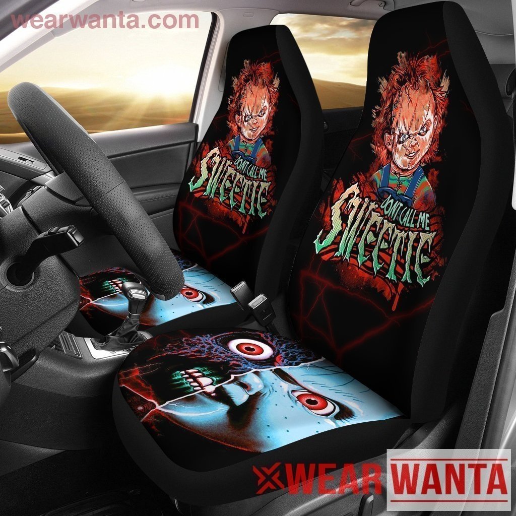 Don't Call Me Sweetie Chucky Car Seat Covers Horror Fan NH1911-Gear Wanta