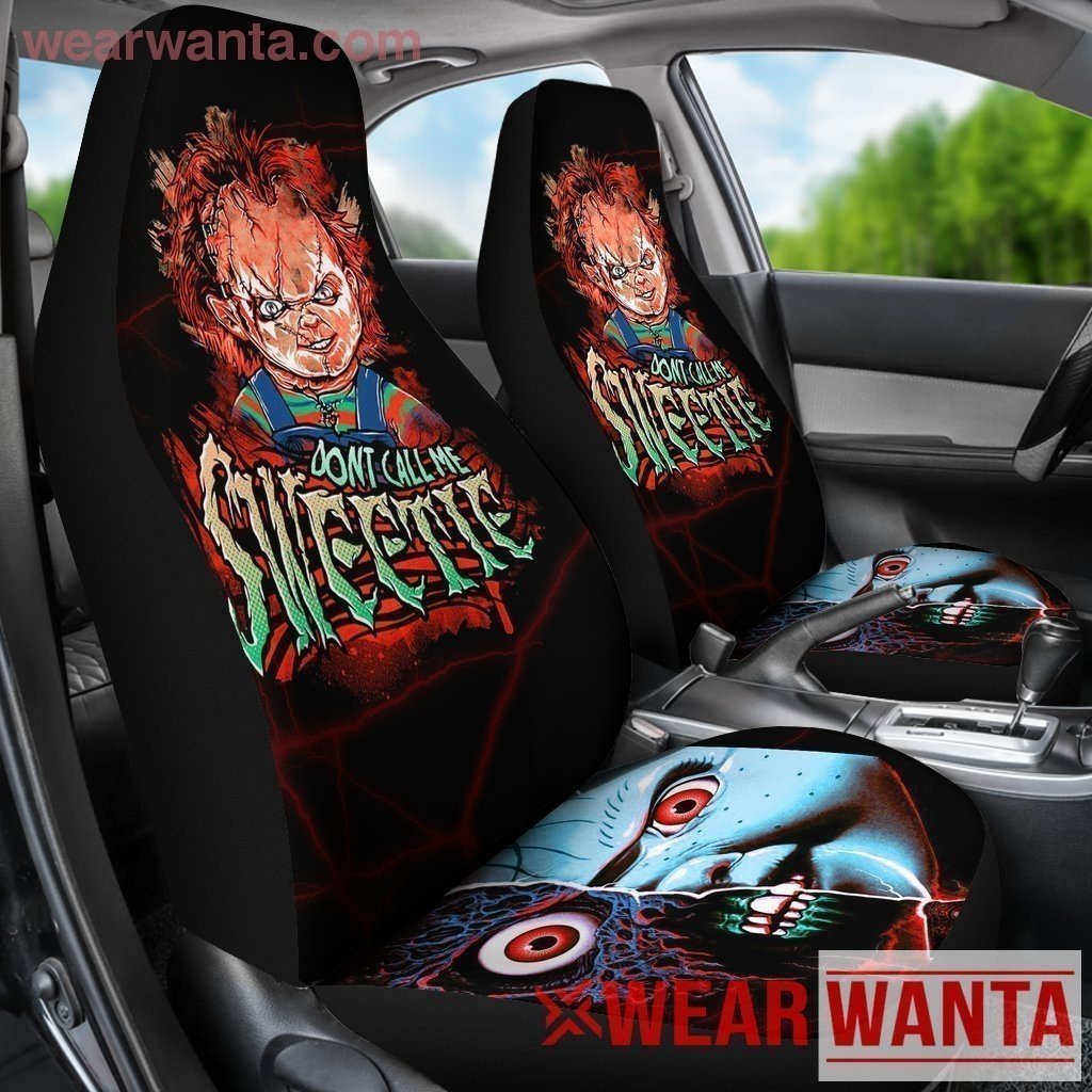 Don't Call Me Sweetie Chucky Car Seat Covers Horror Fan NH1911-Gear Wanta