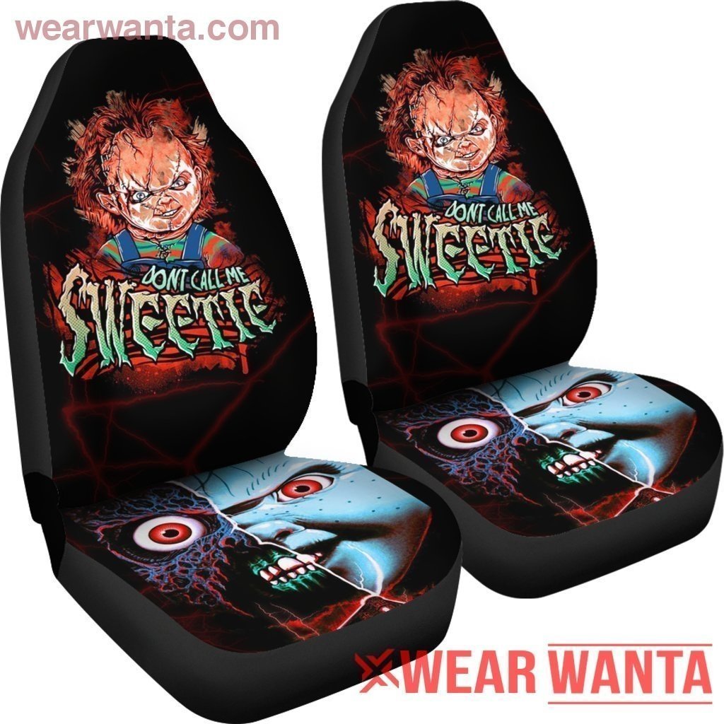 Don't Call Me Sweetie Chucky Car Seat Covers Horror Fan NH1911-Gear Wanta