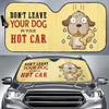 Don't Leave Your Dog in Your Hot Car Car Sun Shade-Gear Wanta