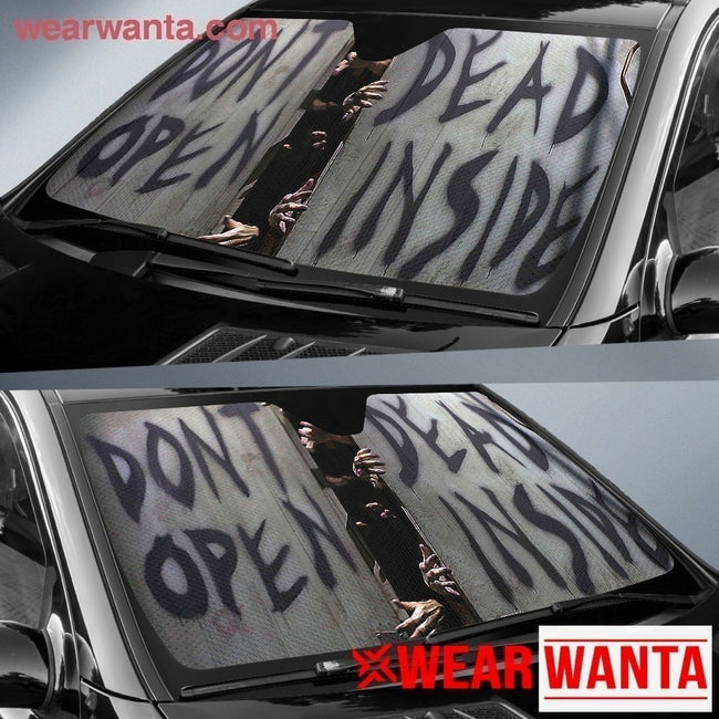 Don't Open Dead Inside The Walking Dead Car Sun Shade-Gear Wanta