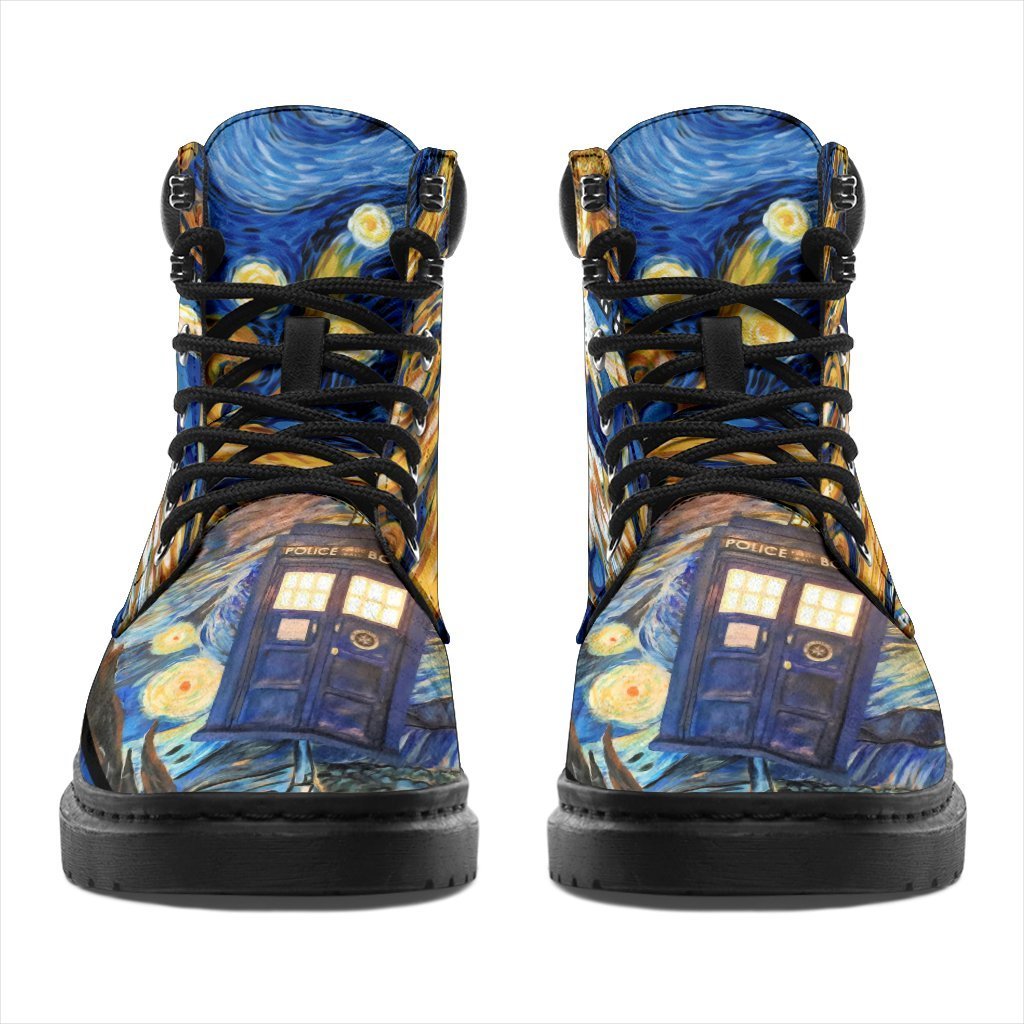 Dr Who Boots Mixed Stary Night Amazing Gift Idea-Gear Wanta