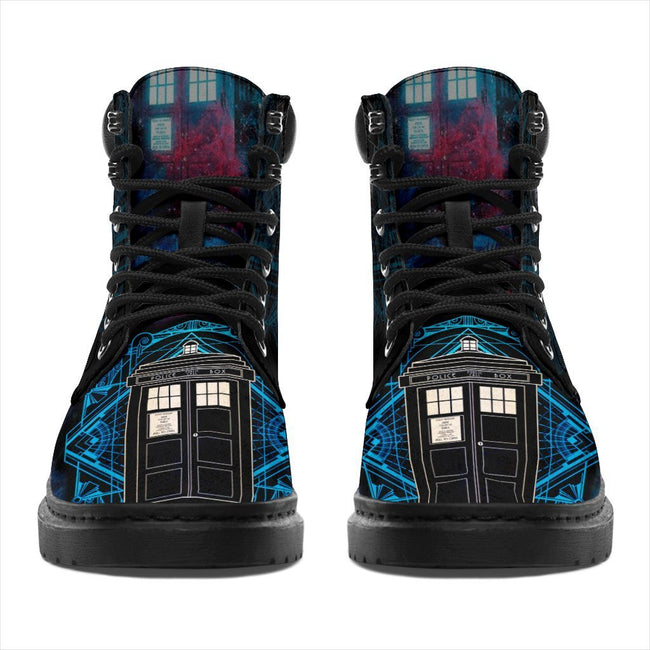 Dr Who Tardis Boots Shoes Funny Gift-Gear Wanta