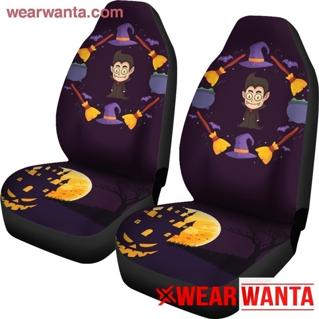 Dracula Halloween Car Seat Covers-Gear Wanta