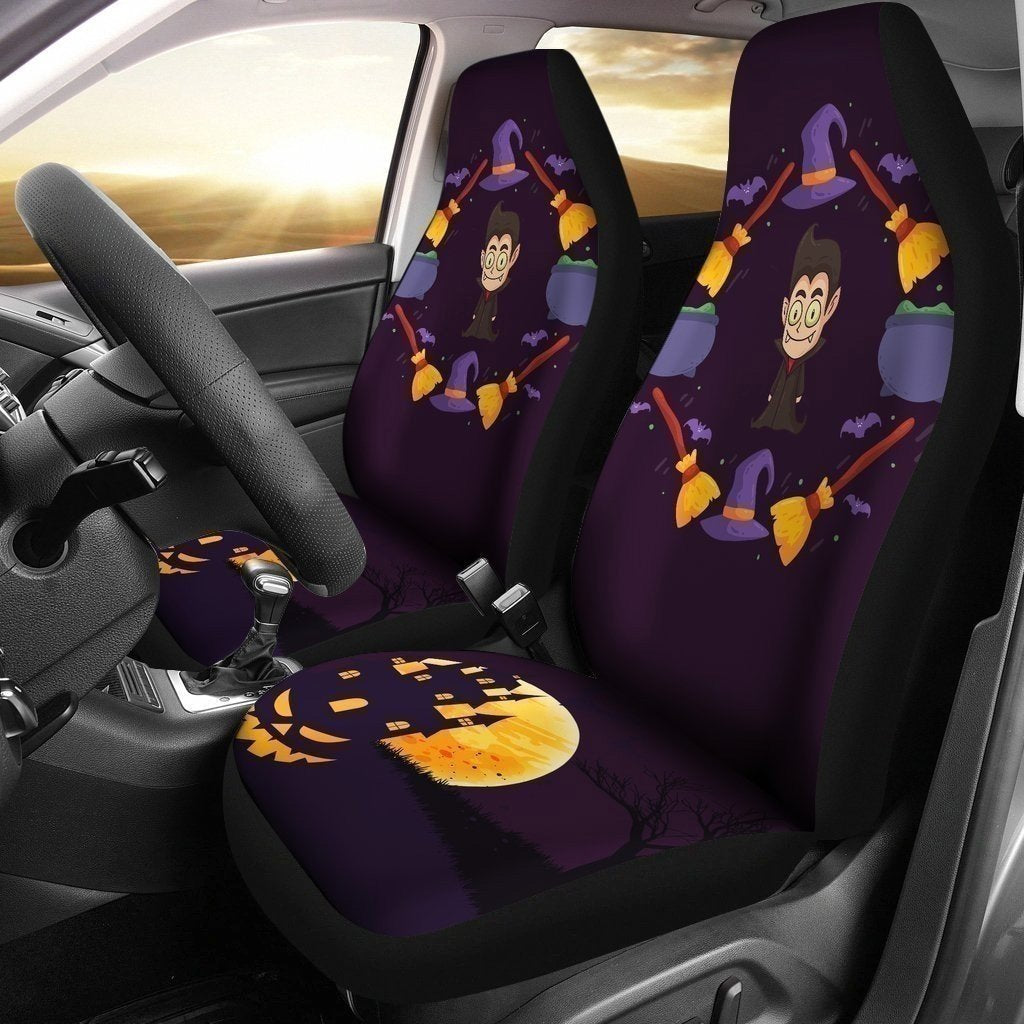 Dracula Halloween Car Seat Covers-Gear Wanta