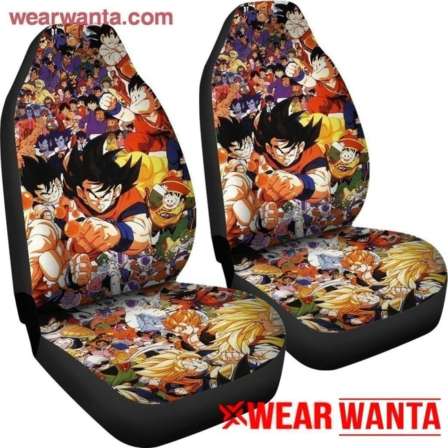 Dragon Ball Car Seat Covers Custom Characters Anime Car Accessories-Gear Wanta