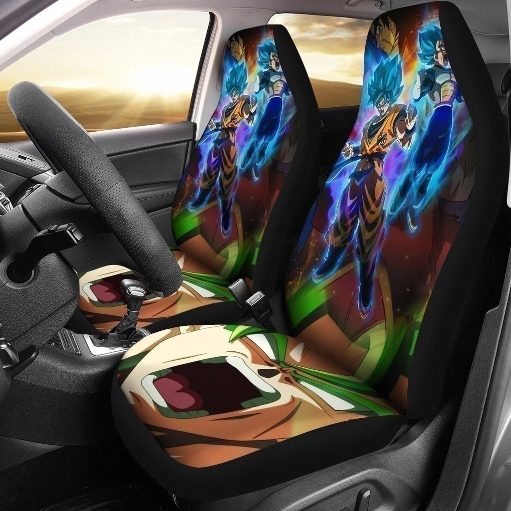 Dragon Ball Goku and Vegeta Car Seat Covers Custom Anime Car Accessories-Gear Wanta