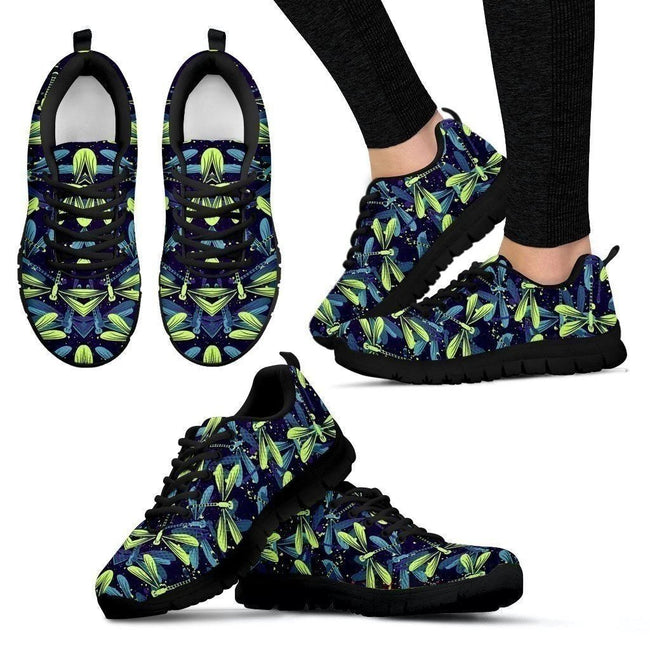 Dragonfly Pattern Women's Sneakers For Dragonfly Lover-Gear Wanta