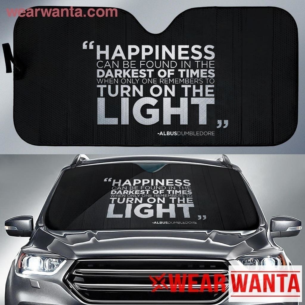 Dumbledore Saying Harry Potter Car Sun Shade-Gear Wanta