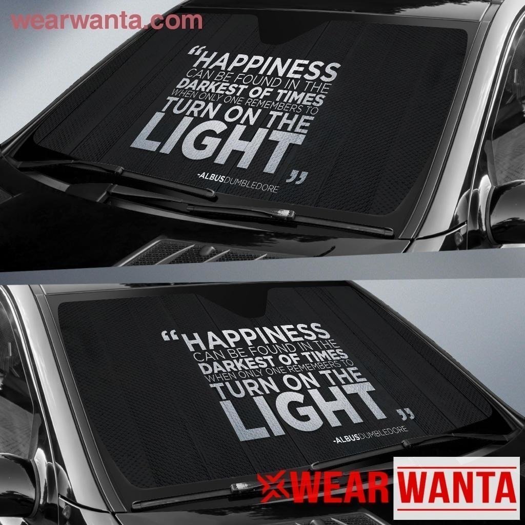 Dumbledore Saying Harry Potter Car Sun Shade-Gear Wanta