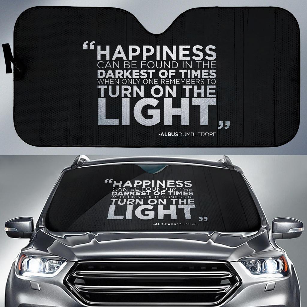 Dumbledore Saying Harry Potter Car Sun Shade-Gear Wanta