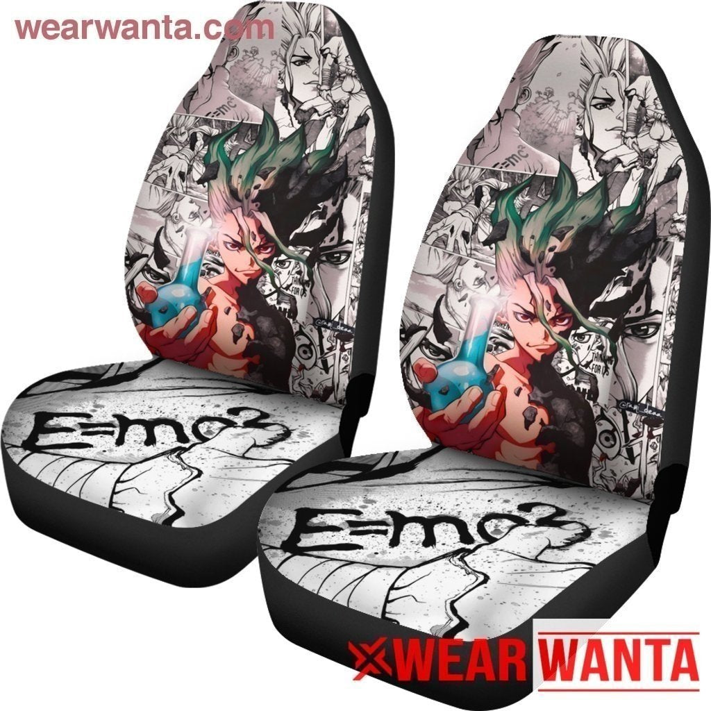 E=MC2 Dr Stone Car Seat Covers Anime Custom NH10-Gear Wanta