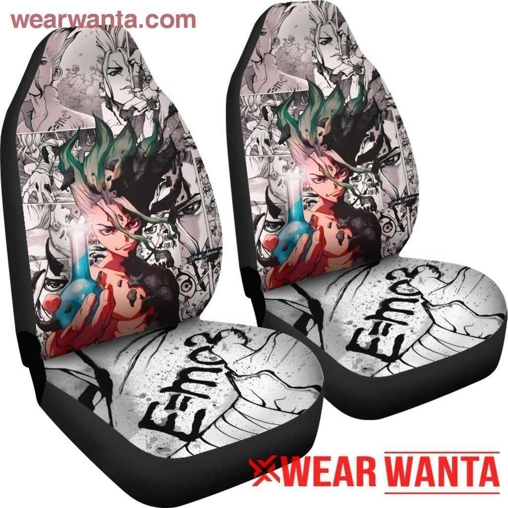 E=MC2 Dr Stone Car Seat Covers Anime Custom NH10-Gear Wanta