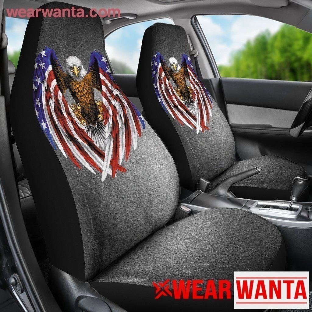 Eagle America Flag Car Seat Covers Custom Car Decoration-Gear Wanta