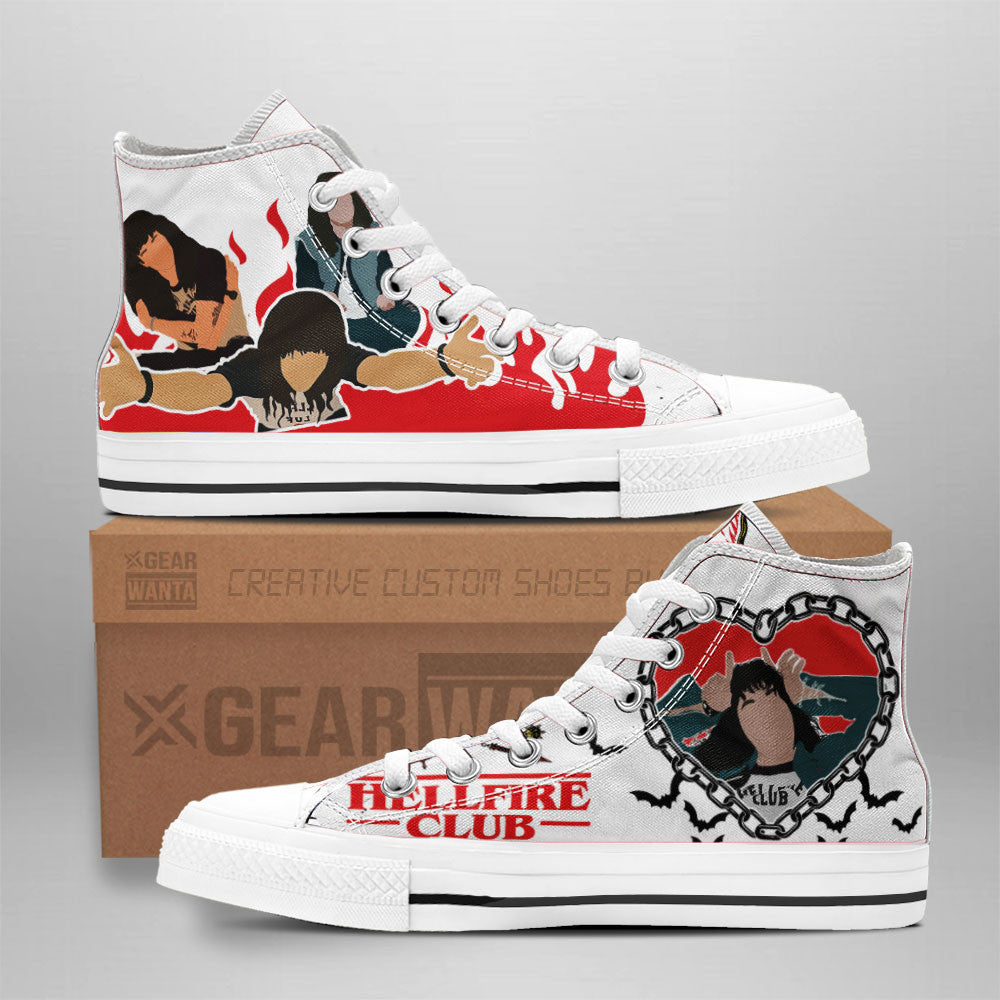 Eddie Munson High Top Shoes Custom Stranger Things Sneakers-Gear Wanta