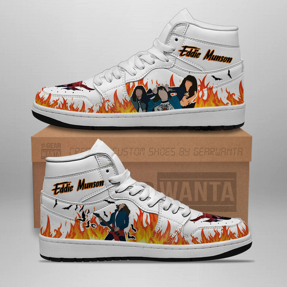 Eddie Munson Rock Show Shoes Custom Stranger Things Sneakers-Gear Wanta