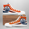 Edmonton Oilers High Top Shoes Custom Sneakers-Gear Wanta