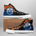 Edmonton Oilers High Top Shoes Custom For Fans-Gear Wanta