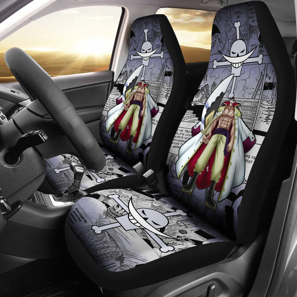 Edward Newgate Whitebeard One Piece Car Seat Covers Anime Mixed Manga-Gear Wanta