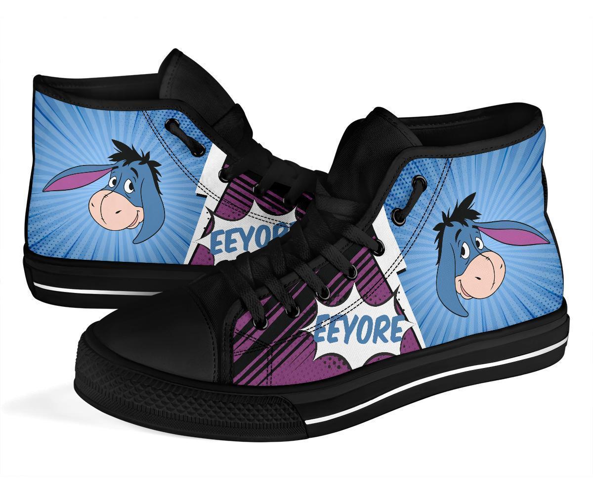 Eeyore Sneakers Winnie The Pooh Friends High Top Shoes Fan-Gear Wanta