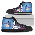 Eeyore Sneakers Winnie The Pooh Friends High Top Shoes Fan-Gear Wanta