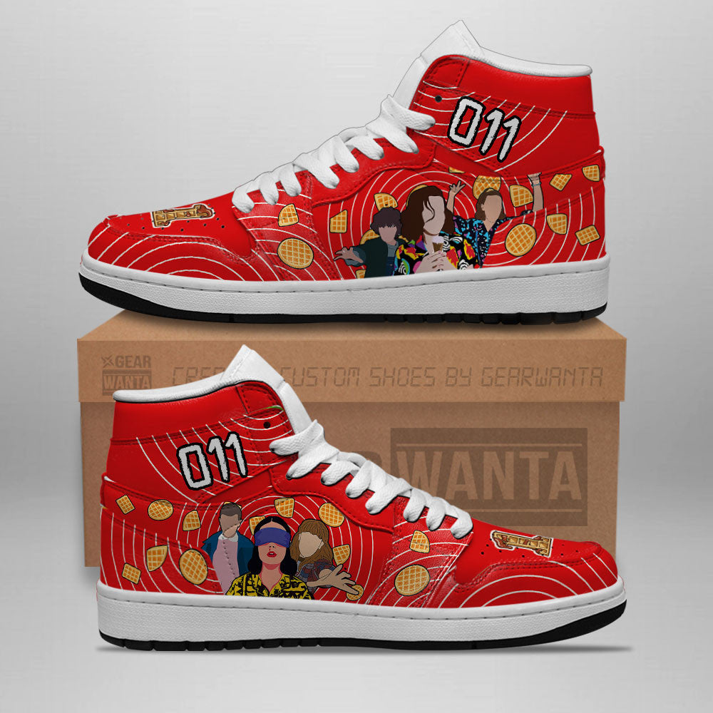 Eleven 011 Shoes Custom Stranger Things Sneakers-Gear Wanta