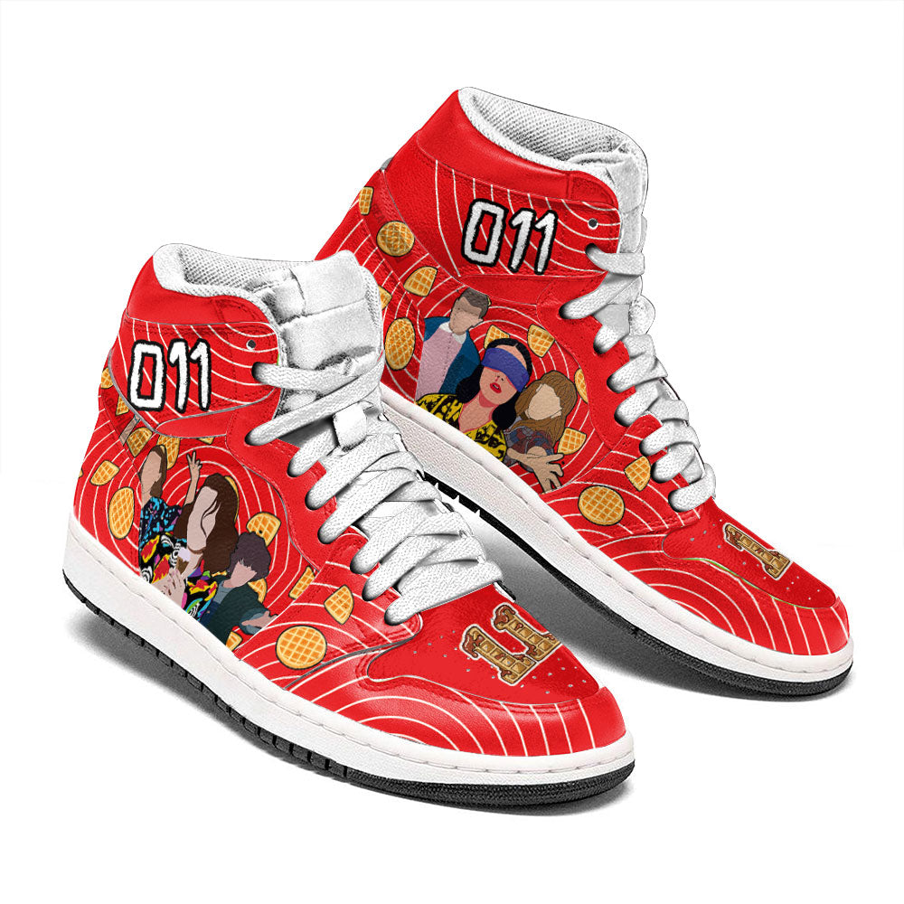 Eleven 011 Shoes Custom Stranger Things Sneakers-Gear Wanta